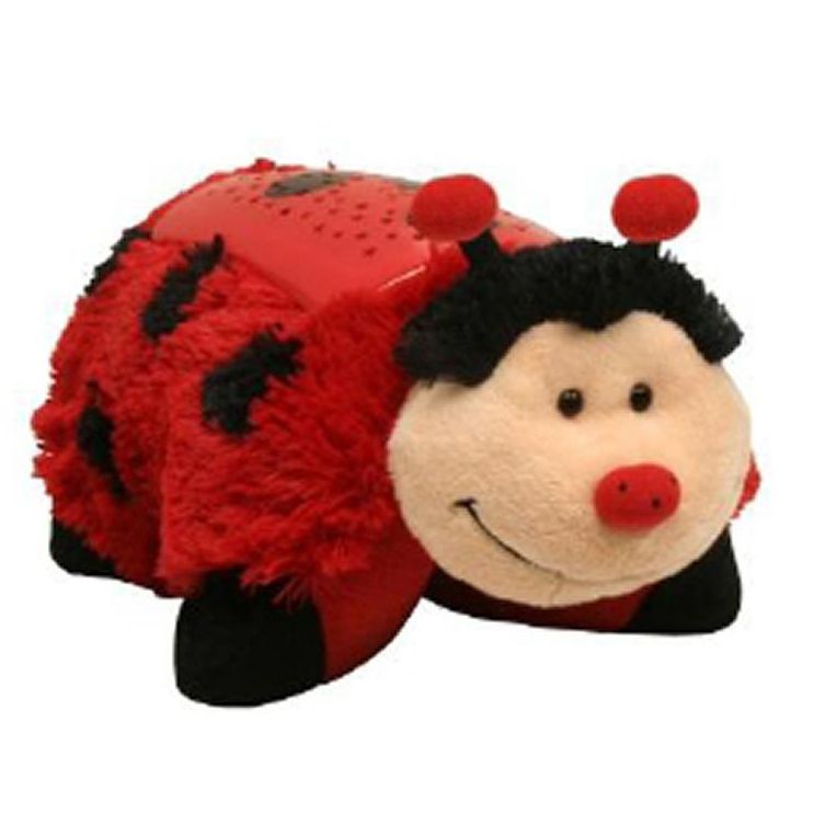RED MS. LADYBUG My Pillow Pets Dream Lites Night Light As Seen on